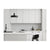 Fibo 10x10cm Square Tile Splashback - Denver White (Pk/2) Image 3