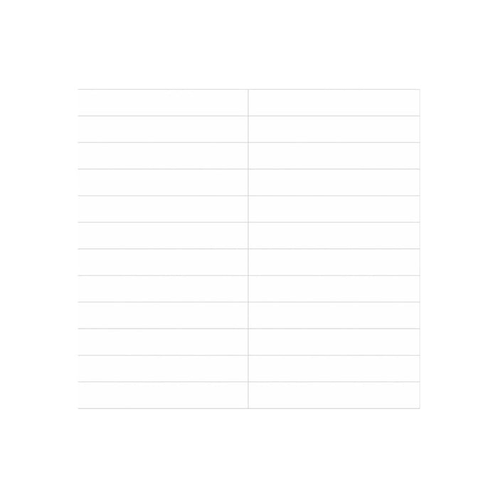 Fibo 30x5cm Rectangular Tile Splashback - Denver White (Pk/2) Image 1