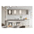 Fibo 30x5cm Rectangular Tile Splashback - Denver White (Pk/2) Image 2