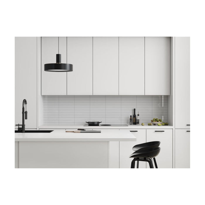 Fibo 30x5cm Rectangular Tile Splashback - Denver White (Pk/2) Image 3
