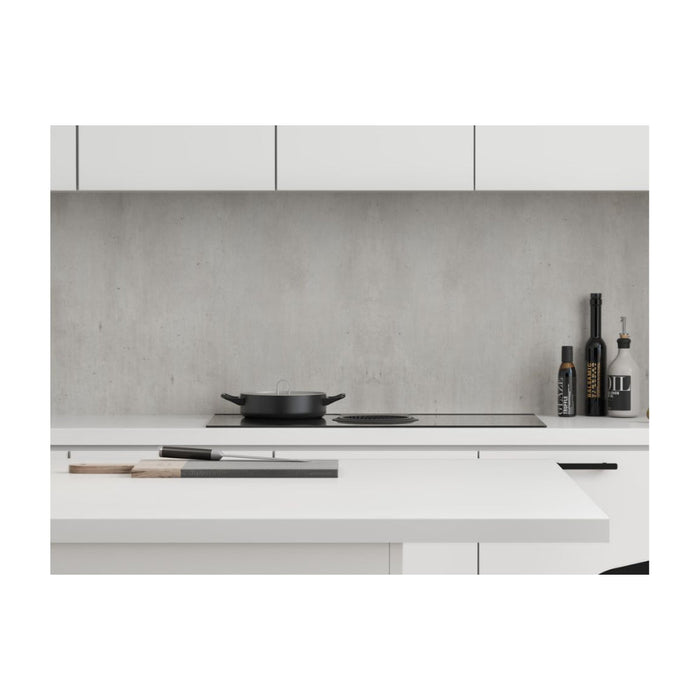 Fibo Plain Panel Splashback - Cracked Cement (Pk/2) Image 2