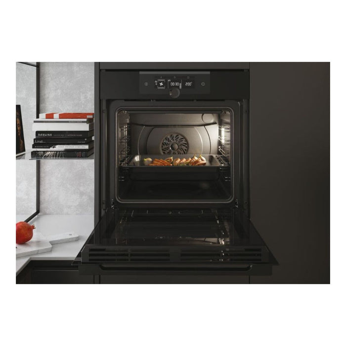 Haier I-Turn Series 2 HWO60SM2F3BH Single Electric Oven - Black Image 6