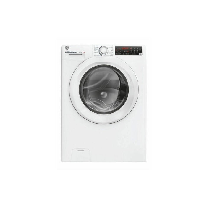 Hoover H-Wash 350 H3WPS496TAM6-80 F/S 9kg 1400rpm Washing Machine - White Image 1