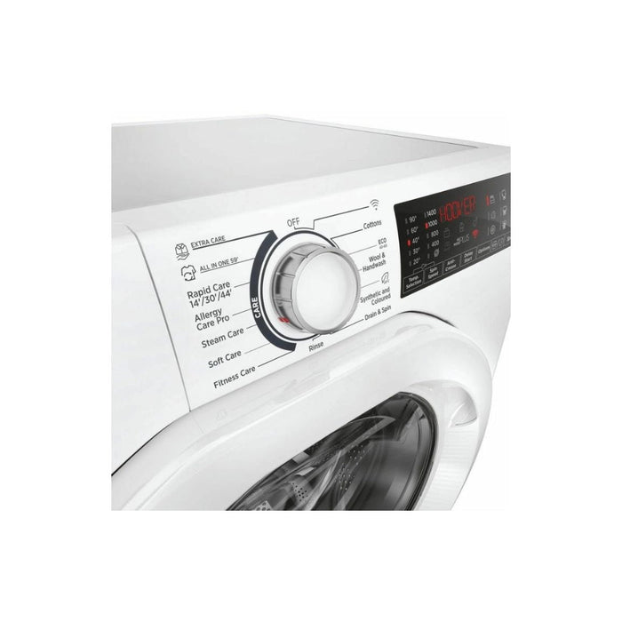 Hoover H-Wash 350 H3WPS496TAM6-80 F/S 9kg 1400rpm Washing Machine - White Image 3