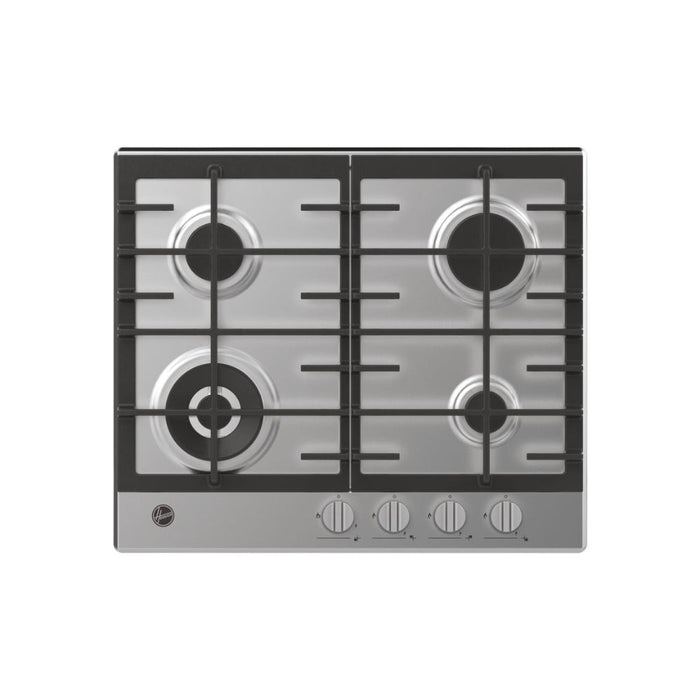 Hoover H300 HHG6BF4K3X 60cm Gas Hob - St/Steel Image 1