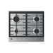 Hoover H300 HHG6BRK3X 60cm Gas Hob - St/Steel Image 1