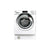 Hoover H500 HBDS 485D1ACE-80 B/I 8/5kg 1400rpm Washer Dryer - White w/Chrome Door Image 1