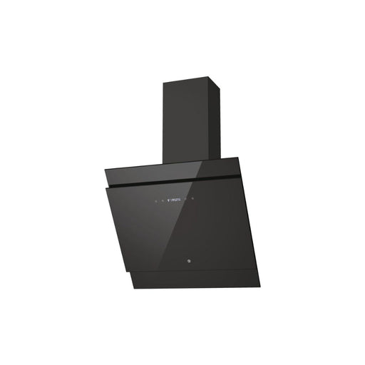 Hoover H500 HDG6DCK3BWIFI 60cm Sloped Chimney Hood - Black Glass Image 1