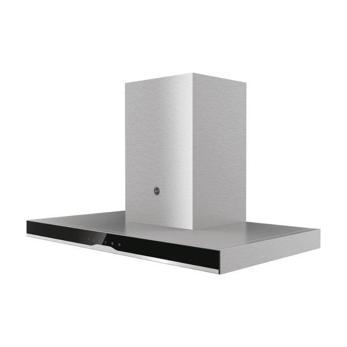 Hoover H500 HTS9CBK5XWIFI T-Shape Chimney Hood - Black Glass & St/Steel Image 2