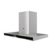 Hoover H500 HTS9CBK5XWIFI T-Shape Chimney Hood - Black Glass & St/Steel Image 2
