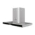 Hoover H500 HTS9CBK5XWIFI T-Shape Chimney Hood - Black Glass & St/Steel Image 2