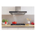 Hoover H500 HTS9CBK5XWIFI T-Shape Chimney Hood - Black Glass & St/Steel Image 4