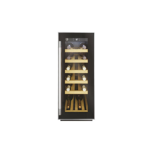 Hoover H500 HWCB 30 UK/N 30cm Wine Cooler - Black Glass & St/Steel Image 1