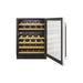 Hoover H500 HWCB 60 UK/N 60cm Wine Cooler - Black Glass & St/Steel Image 2
