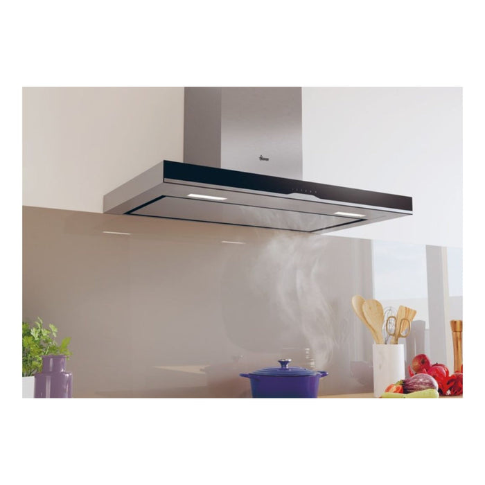 Hoover HTS9CBH5XWIFI 90cm Island Hood - Black & St/Steel Image 5