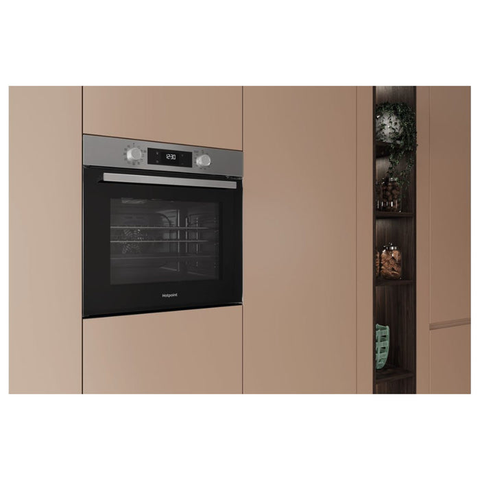 Hotpoint Class 2 HO 278P X UK Single Pyrolytic Oven - Black Image 7