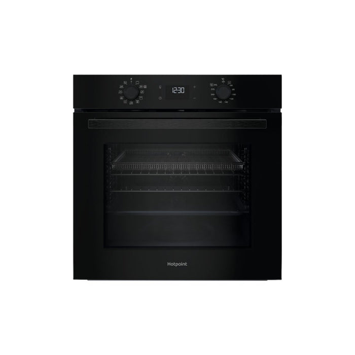 Hotpoint Class 2 HO 458HF B UK Single Electric Oven - Black Image 1