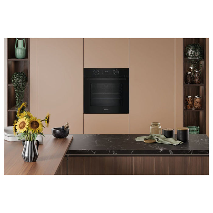Hotpoint Class 2 HO 475P B UK Single Pyrolytic Oven - Black Image 6