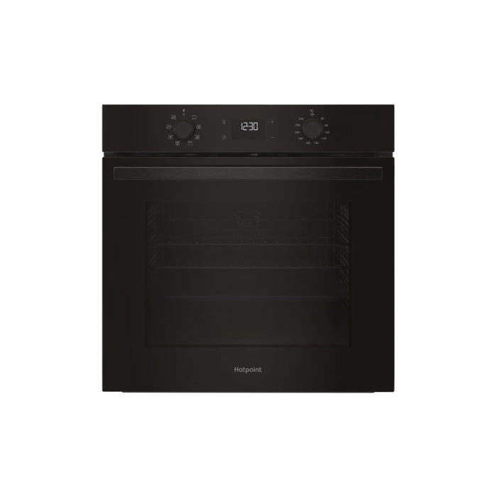 Hotpoint Class 2 HO3 K55C B UK Single Electric Oven - Black Image 1