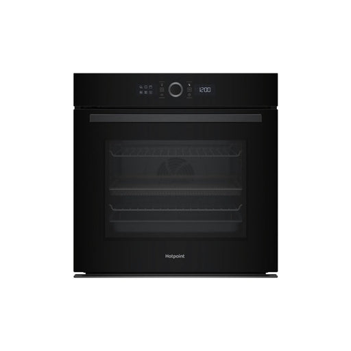 Hotpoint Class 4 HOI4S8PM0BUK Single Pyrolytic Oven - Black Image 1