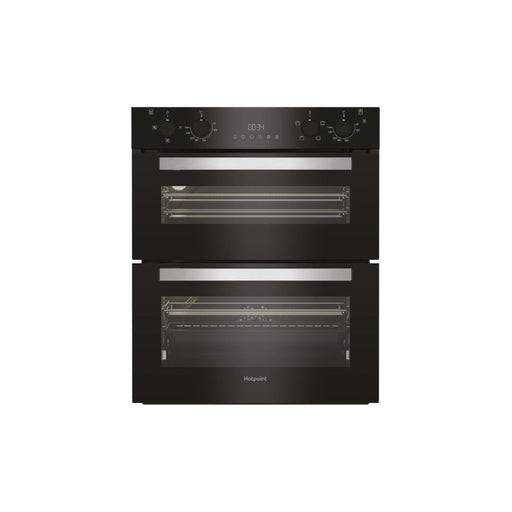Hotpoint DUH 12G1 B Built Under Double Electric Oven - Black Image 1