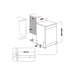 Hotpoint HFC 3C26 W C UK F/S 14 Place Dishwasher - White Image 5