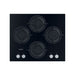 Hotpoint HGS 61S BK 60cm Gas on Glass Hob - Black Image 1
