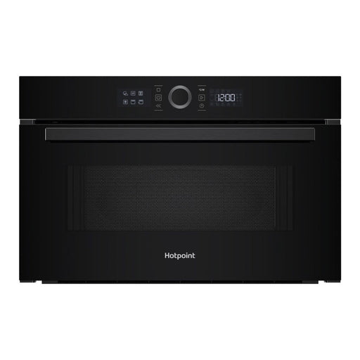 Hotpoint HMD44MBUK B/I 1000W Microwave & Grill - Black Image 1