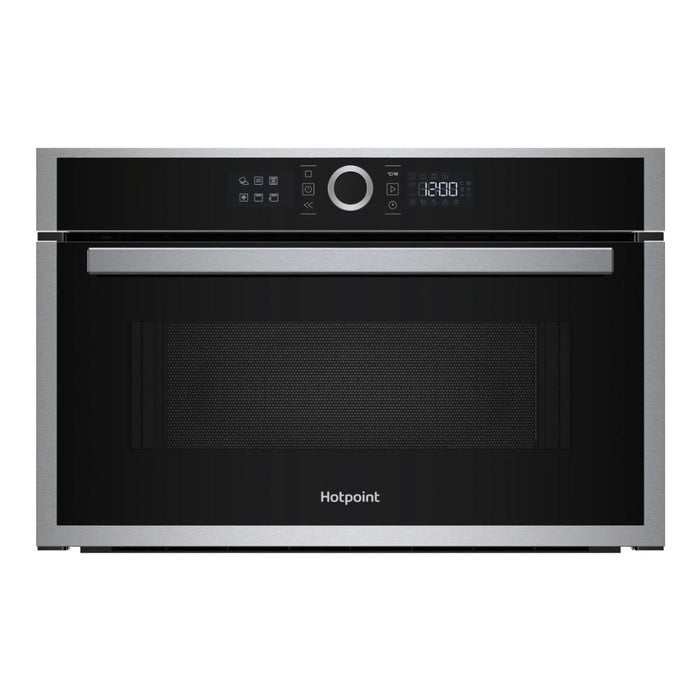 Hotpoint HMD44MXUK B/I 1000W Microwave & Grill - St/Steel Image 1