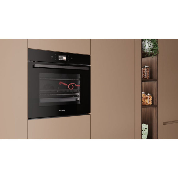 Hotpoint HOI98FPT2SBUK Single Pyrolytic Oven - Black Image 7