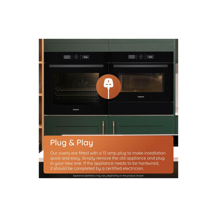 Hotpoint HOI98PT2SBUK Single Pyrolytic Oven - Black Image 15