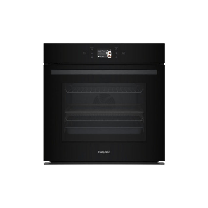Hotpoint HOI98PT2SBUK Single Pyrolytic Oven - Black Image 1