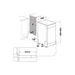 Hotpoint HP2FE10CS90WUK F/S 10 Place Slim Dishwasher - White Image 10