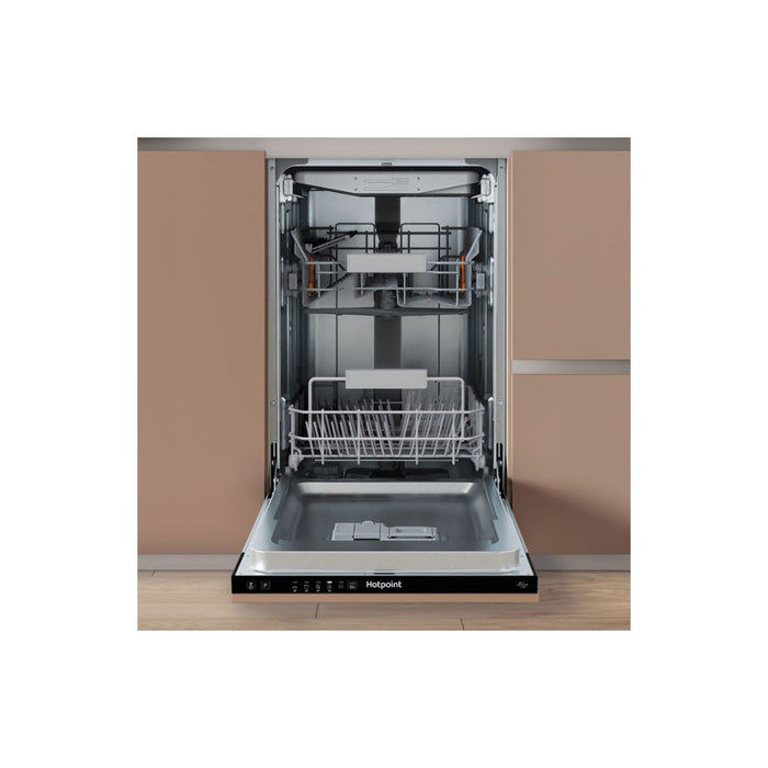 Hotpoint HP4ID11CS80UK F/I 11 Place Slim Dishwasher Image 2