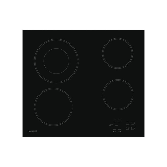 Hotpoint HR 612 CH 60cm Ceramic Hob - Black Image 1
