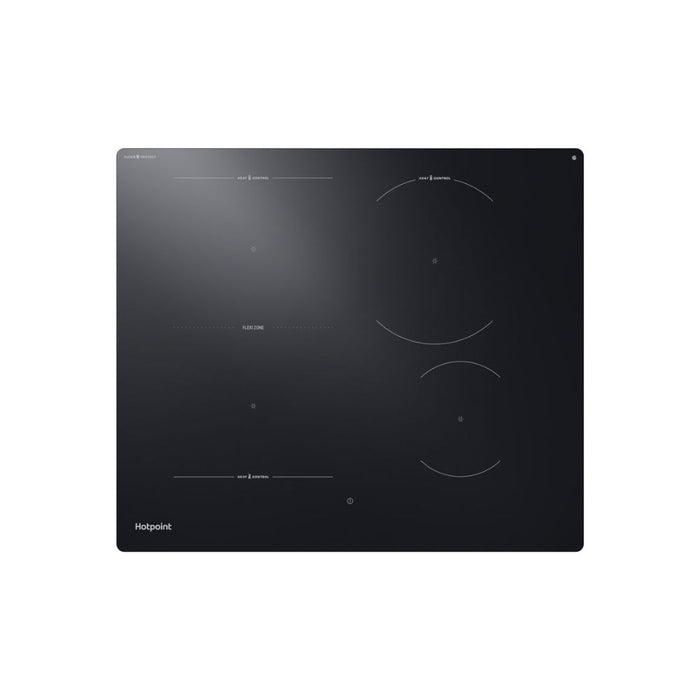 Hotpoint HTX6014DCF 60cm Flex Induction Hob - Black Image 1