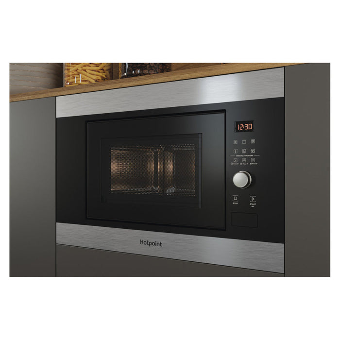 Hotpoint MF25G IX H B/I 900W Microwave & Grill - St/Steel Image 4