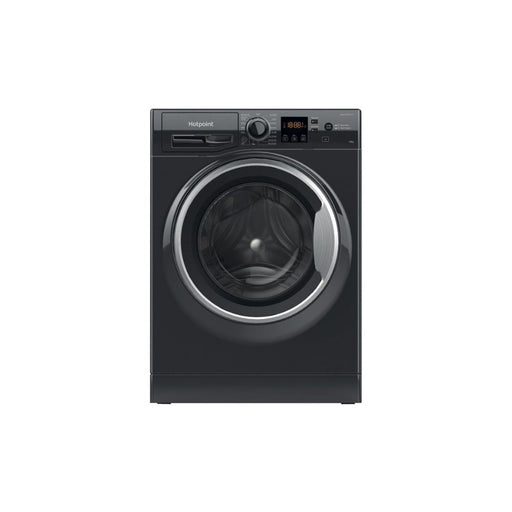 Hotpoint NSWM 1046 BS UK F/S 10kg 1400rpm Washing Machine - Black Image 1