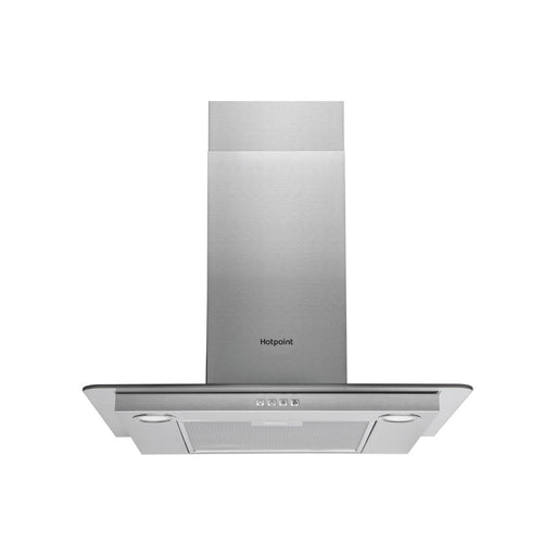Hotpoint PHFG6.4FLMX 60cm Flat Glass Chimney Hood - St/Steel Image 1