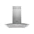 Hotpoint PHGC7.4FLMX 70cm Curved Glass Chimney Hood - St/Steel Image 1