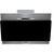 Hotpoint PHVP 6.4F AL K/1 60cm Angled Chimney Hood - Black Glass Image 1