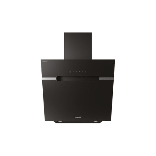 Hotpoint PHVS 61F LT DP K Angled Chimney Hood - Black Image 1