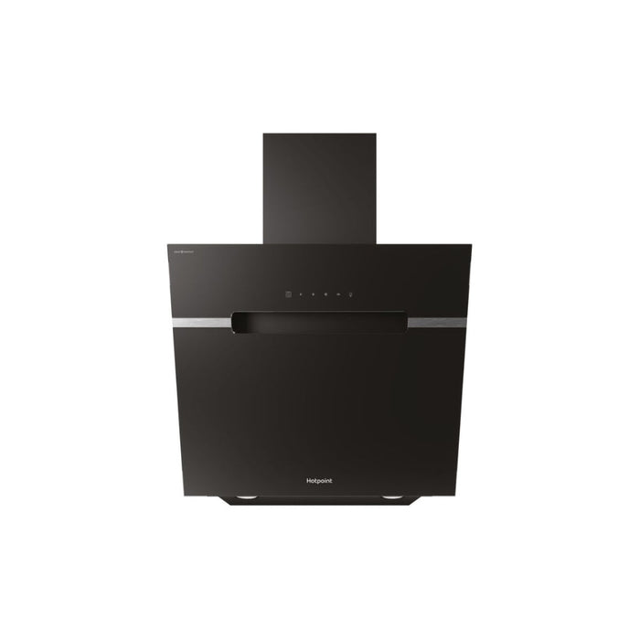 Hotpoint PHVS 61F LT DP K Angled Chimney Hood - Black Image 1