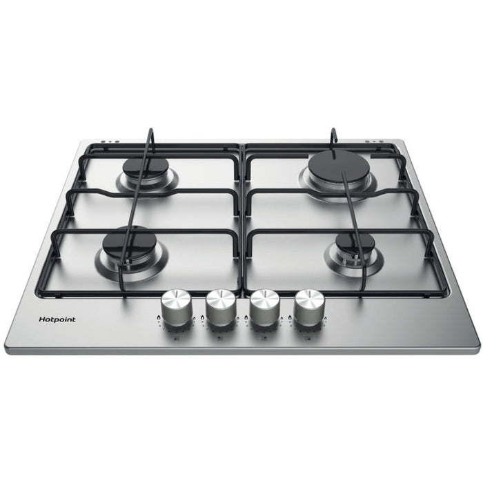 Hotpoint PPH 60P F IX UK 60cm Gas Hob - St/Steel Image 1