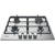 Hotpoint PPH 60P F IX UK 60cm Gas Hob - St/Steel Image 1