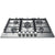 Hotpoint PPH 75P DF IX UK 75cm Gas Hob - St/Steel Image 1