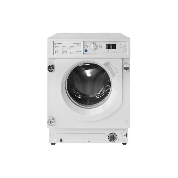 Indesit BI WDIL 861485 UK B/I 8/6kg 1400rpm Washer Dryer Image 1
