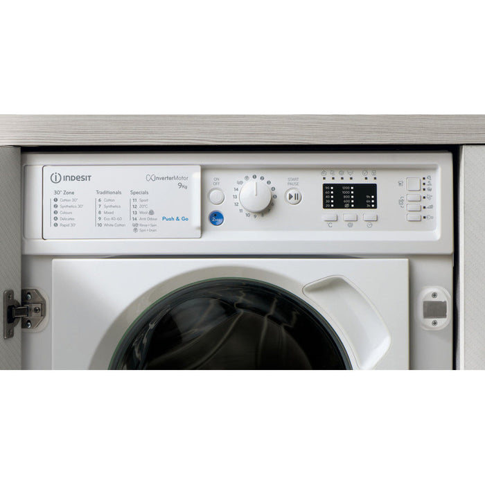 Indesit BI WMIL 91485 UK B/I 9kg 1400rpm Washing Machine Image 6