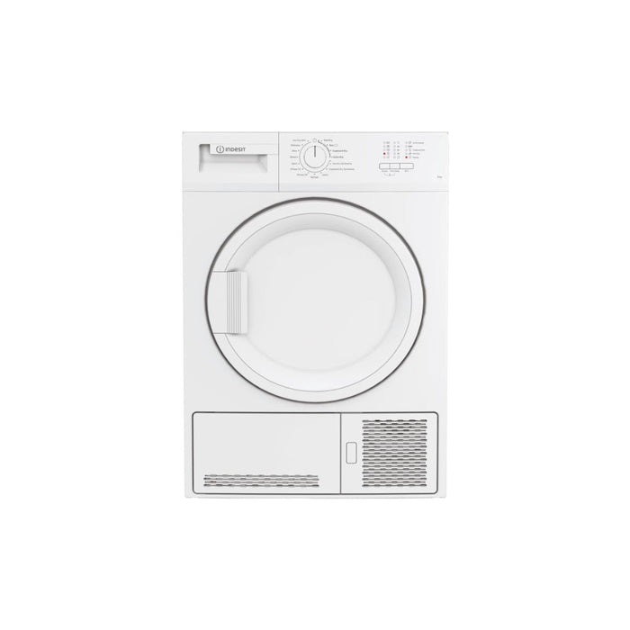 Indesit C YD C72 WWGL UK F/S 7kg Condenser Dryer - White Image 1