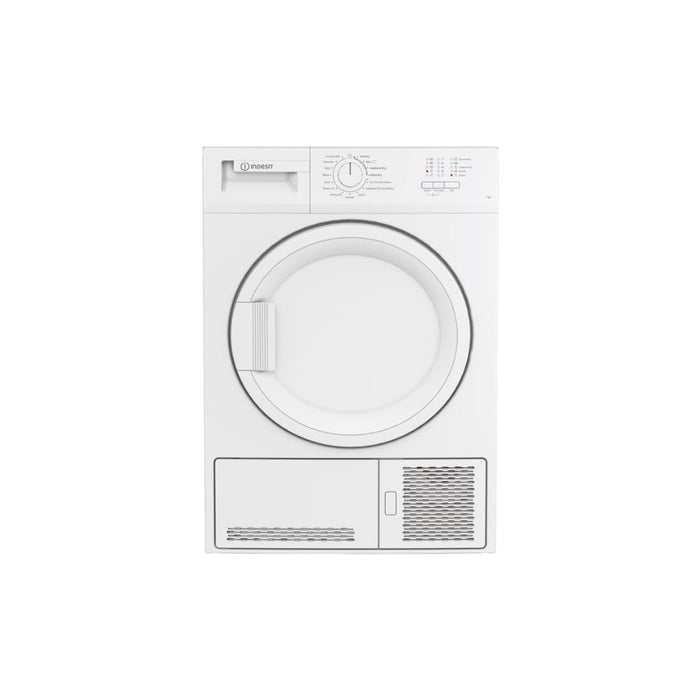 Indesit C YD C82 WWGL UK F/S 8kg Condenser Dryer - White Image 1